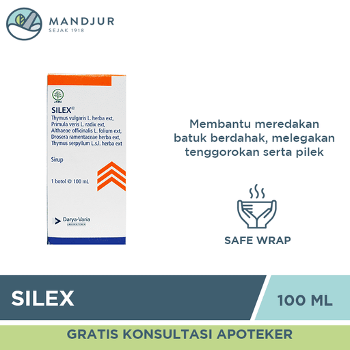 Silex Sirup 100 ML - Apotek Mandjur
