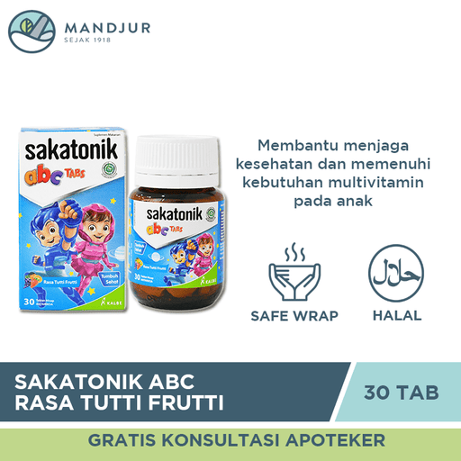 Sakatonik Abc Rasa Tutti Fruti - Apotek Mandjur