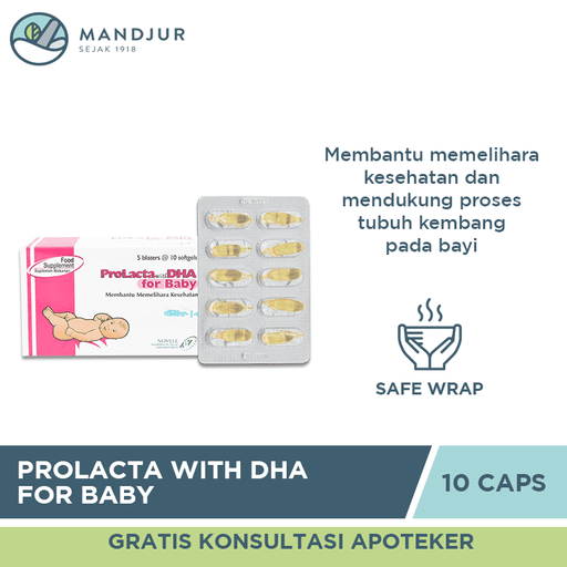 Prolacta With DHA For Baby 10 Kapsul - Apotek Mandjur