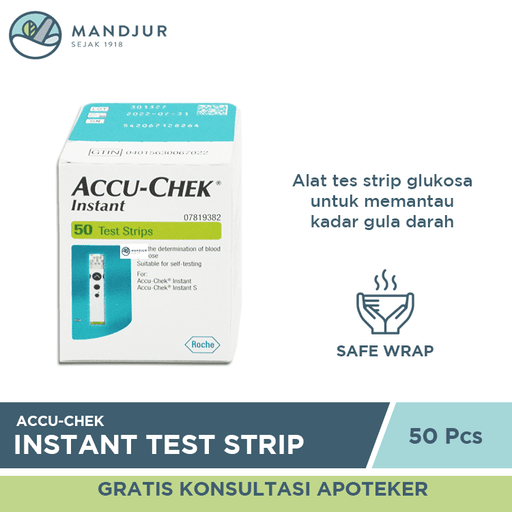 Accu-Chek Instant 50 Test Strip - Apotek Mandjur