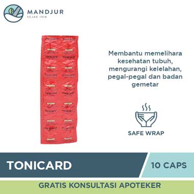Tonicard 10 Kapsul - Apotek Mandjur