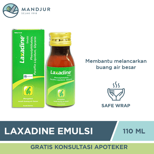 Laxadine Emulsi 110 ML - Apotek Mandjur