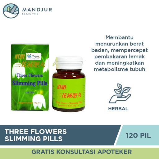 Three Flowers Slimming Pills - Apotek Mandjur