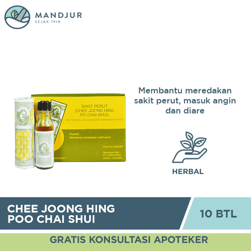 Chee Joong Hing Po Chai Shui - Apotek Mandjur