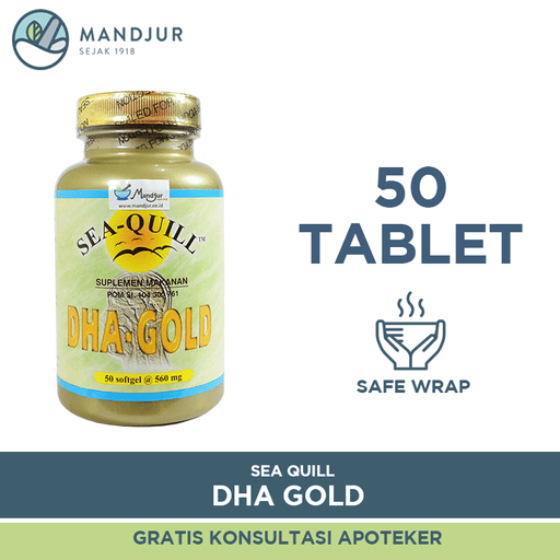 Sea Quill DHA Gold 50 Kapsul - Apotek Mandjur
