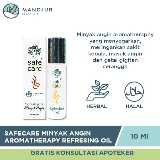 Safe Care Minyak Angin Aromatherapy Refreshing Oil 10 mL - Apotek Mandjur