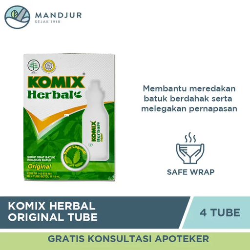 Komix Herbal Original Tube - Apotek Mandjur