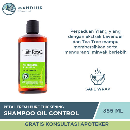 Petal Fresh Pure Thickening Shampoo Oil Control 355 ML - Apotek Mandjur