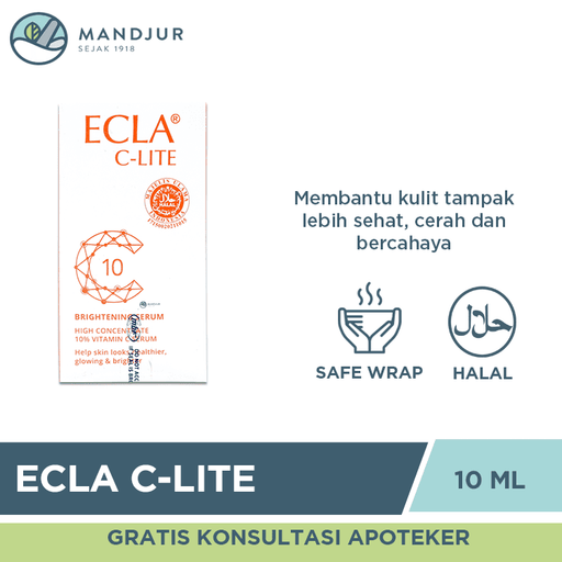Ecla C-Lite Brightening Serum 10 mL - Apotek Mandjur