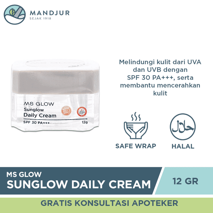 Ms Glow Sun Glow Daily Cream - Apotek Mandjur