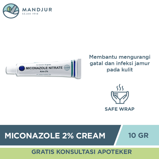 Miconazole 2% Cream 10 Gr - Apotek Mandjur