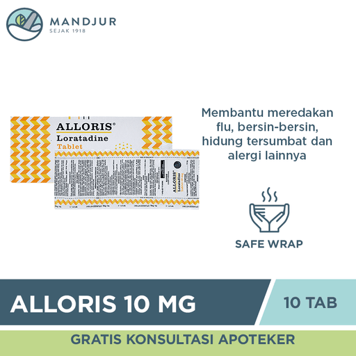 Alloris 10 Mg - Apotek Mandjur