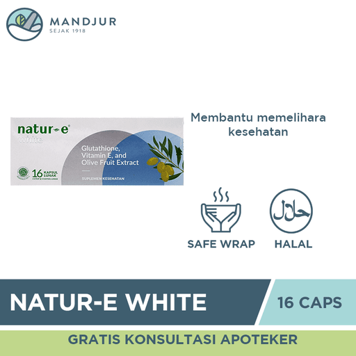 Natur E White Isi 16 Kapsul - Apotek Mandjur