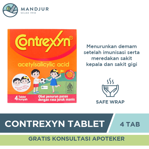 Contrexyn 4 Tablet Kunyah - Apotek Mandjur