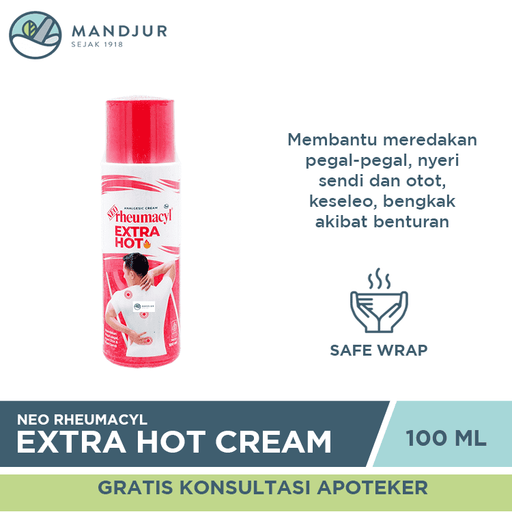 Neo Rheumacyl Extra Hot Cream 100 mL - Apotek Mandjur