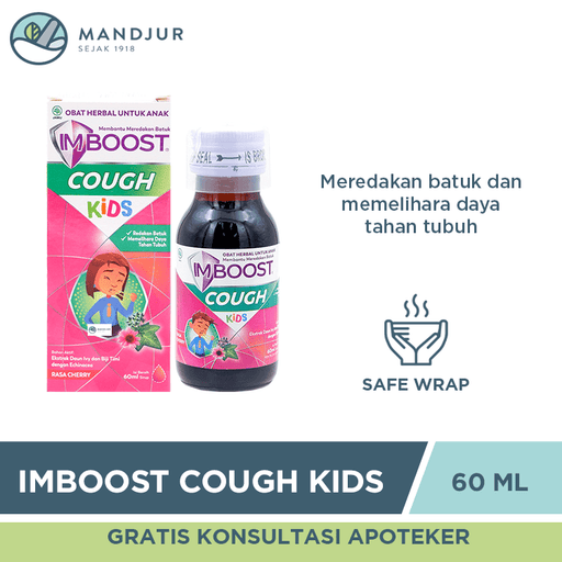 Imboost Cough Kids Sirup 60 mL - Apotek Mandjur
