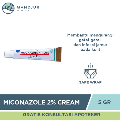 Miconazole 2% Cream 5 Gr - Apotek Mandjur