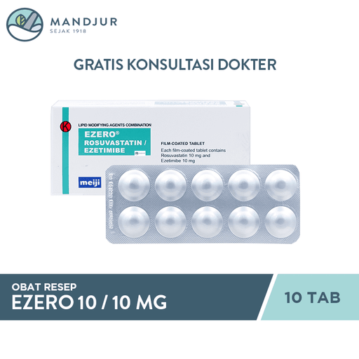 Ezero 10/10 mg 10 Tablet - Apotek Mandjur