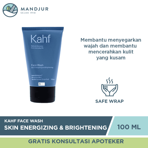 Kahf Skin Energizing and Brightening Face Wash 100 mL - Apotek Mandjur