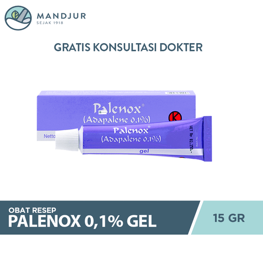 Palenox 0.1% Gel 15 gr - Apotek Mandjur