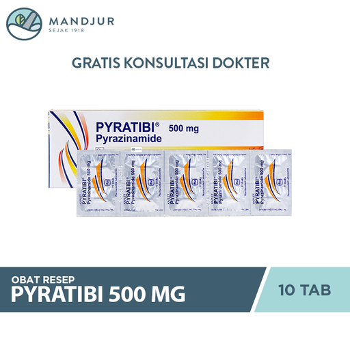 Pyratibi 500 mg 10 Tablet - Apotek Mandjur