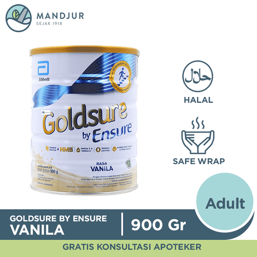 Goldsure By Ensure Vanila 900 Gram - Apotek Mandjur