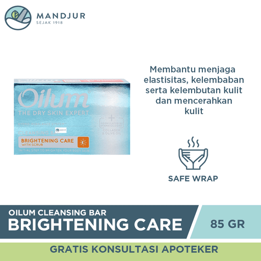 Oilum Brightening Care Cleansing Bar 85 Gr - Apotek Mandjur