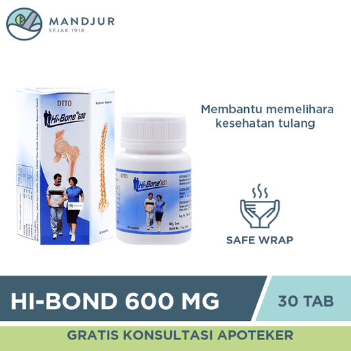 Hi-Bone 600 Mg 30 Kaplet - Apotek Mandjur