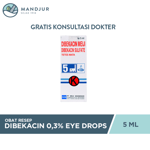 Dibekacin 0.3% Eye Drops 5 ml - Apotek Mandjur