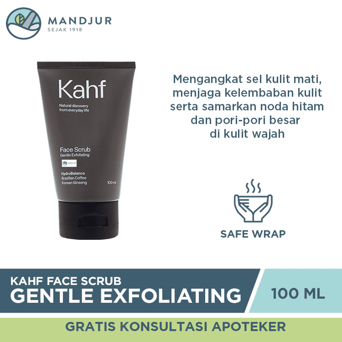 Kahf Gentle Exfoliating Face Scrub 100 mL — Apotek Mandjur