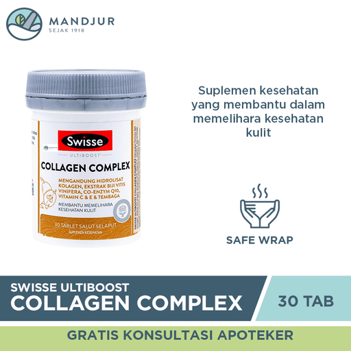 Swisse Ultiboost Collagen Complex 30 Tablet - Apotek Mandjur