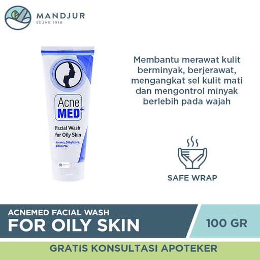 Acnemed Facial Wash for Oily Skin 100 Gr - Apotek Mandjur