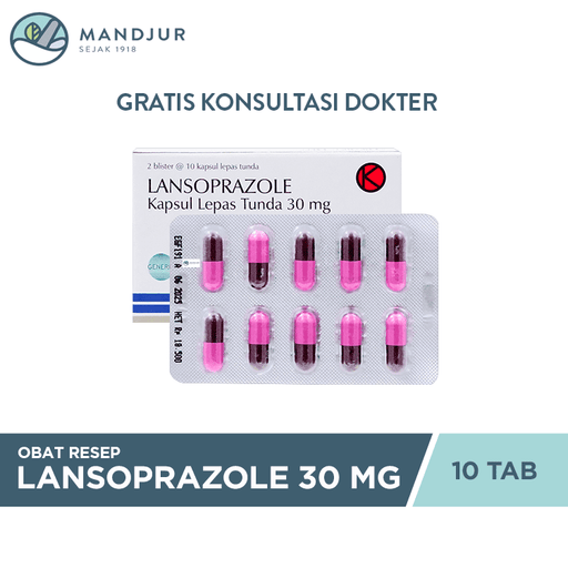 Lansoprazole Novell 30 Mg 10 Kapsul - Apotek Mandjur
