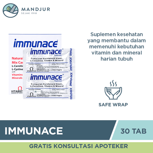Immunace 30 Tablet - Apotek Mandjur