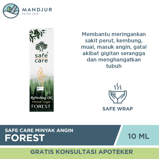 Safe Care Minyak Angin Forest 10 mL - Apotek Mandjur
