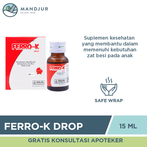 Ferro-K Drop 15 mL - Apotek Mandjur