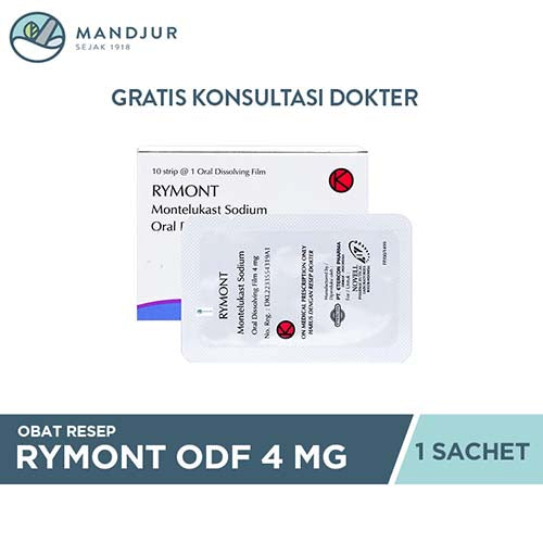 Rymont Oral Dissolving Film 4 mg 1 sachet - Apotek Mandjur