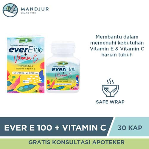 Ever E 100 + Vitamin C 30 Kapsul
