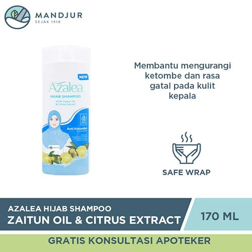 Azalea Hijab Shampoo With Zaitun Oil And Citrus Extract 180 ML