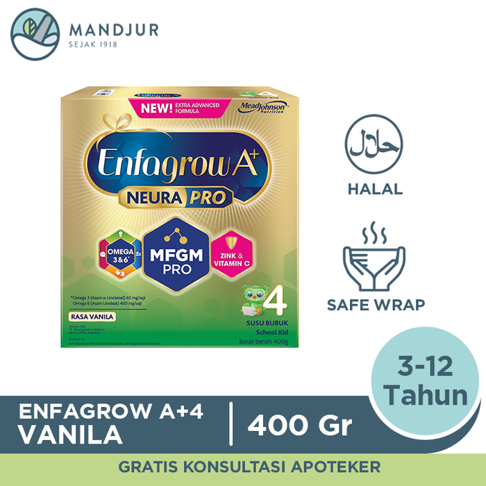 Enfagrow A+4 Vanila 400 gram