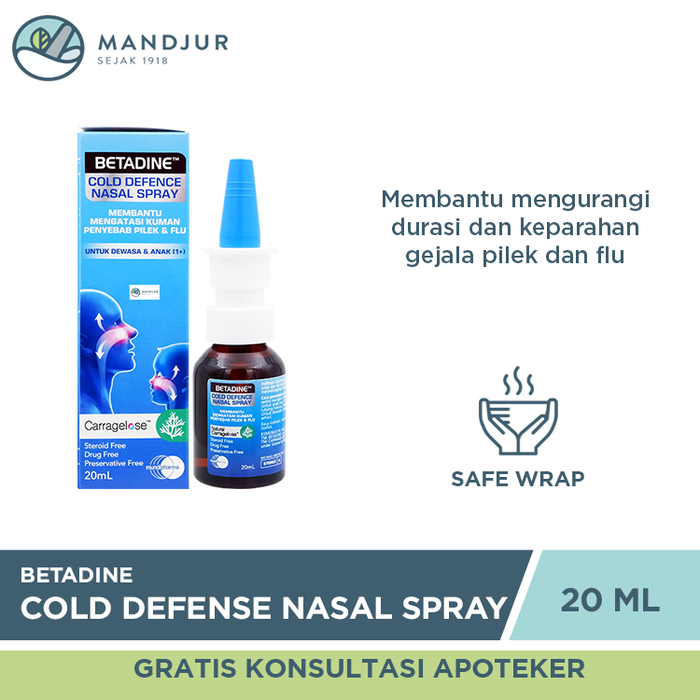 Betadine Cold Defence Nasal Spray 20 ML