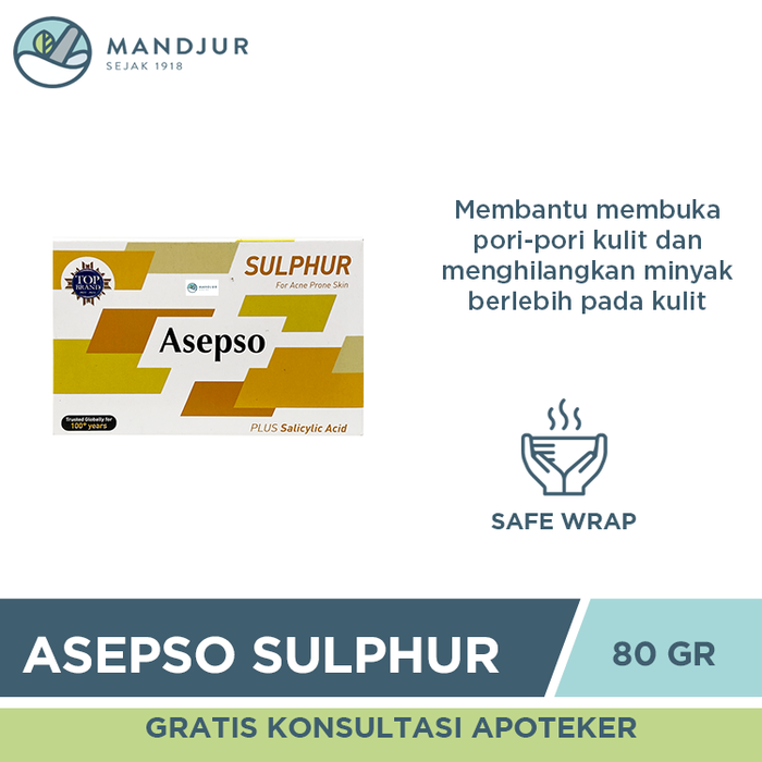 Asepso Sulphur 80 Gram