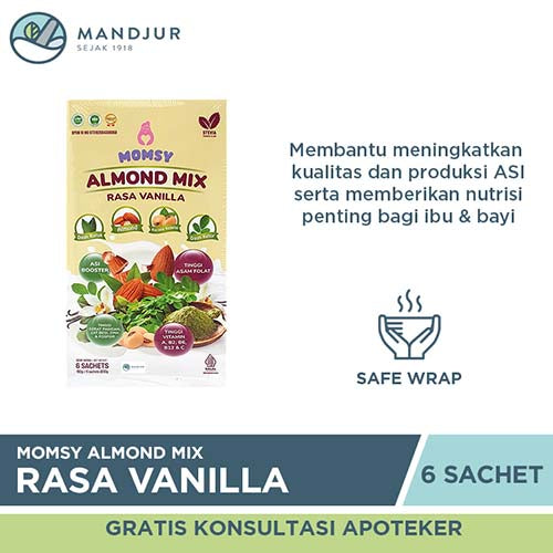 Momsy Almond Mix Vanilla 6 Sachet