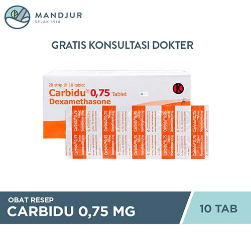 Carbidu 0.75 mg 10 Tablet