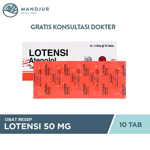 Lotensi 50 mg 10 Tablet