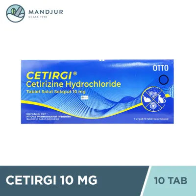 Cetirgi 10 Mg 10 Tablet