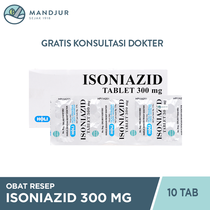 Isoniazid 300 mg 10 Tablet