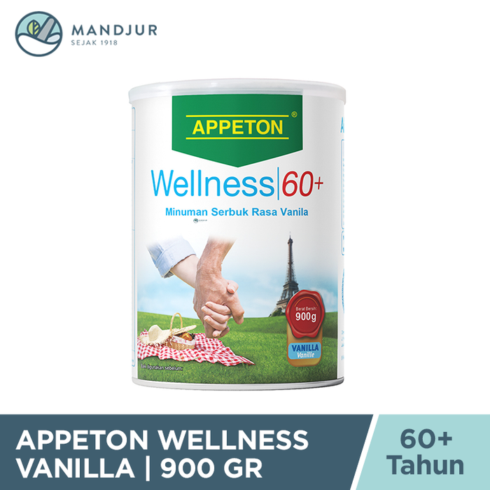Appeton Wellness 60+ Vanilla 900 gr