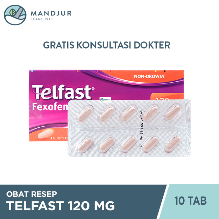 Telfast 120 Mg 10 Tablet