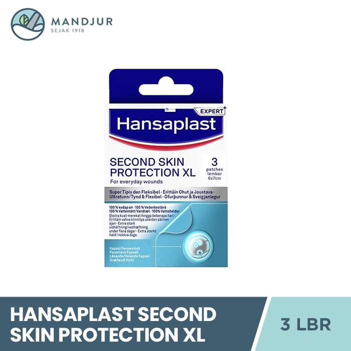 Hansaplast Second SKIN Protection XL 3 Lembar